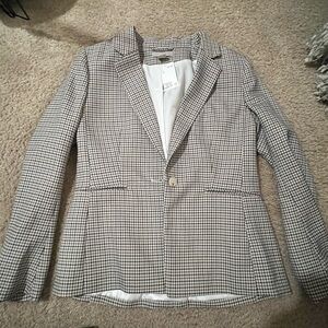 H&M Checkered Blazer